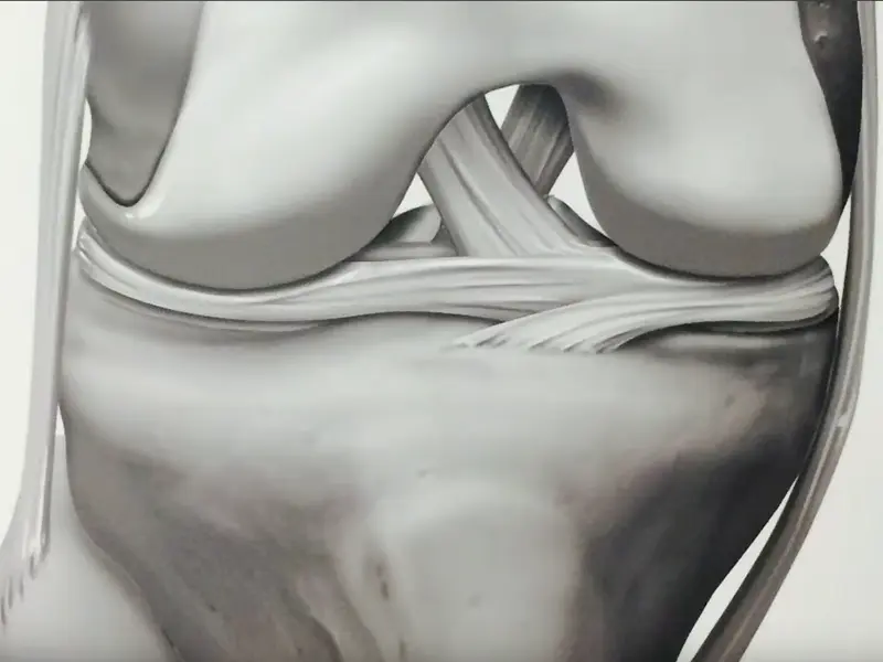 Arthroskopische Behandlung eines Meniskus Riss